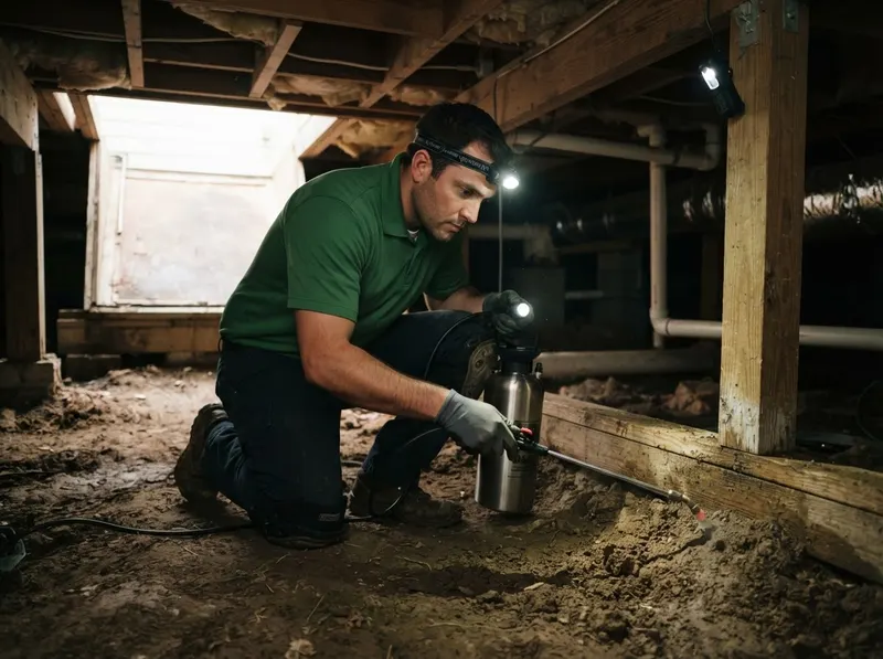 Crawlspace & Pier-and-Beam Pest Defense in Houston, TX