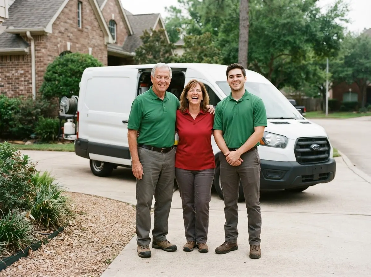The Bayou Cedar Pest Control team, pest control service in Houston, TX